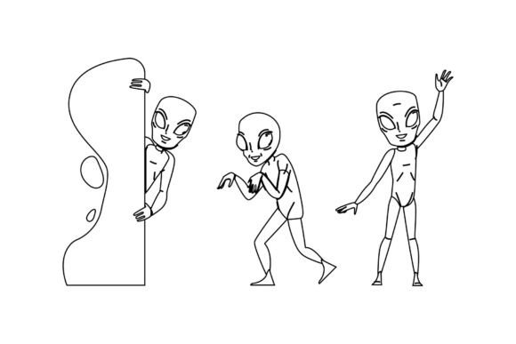 Download Space Alien Vector - Premium Resources